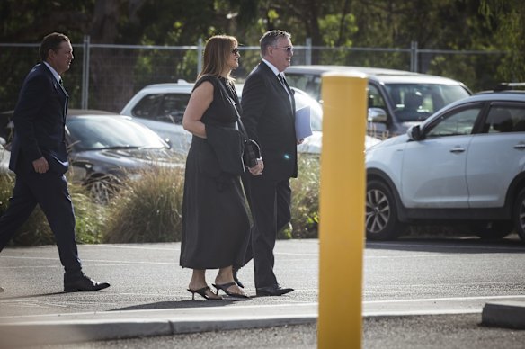 Eddie McGuire and wife Carla.