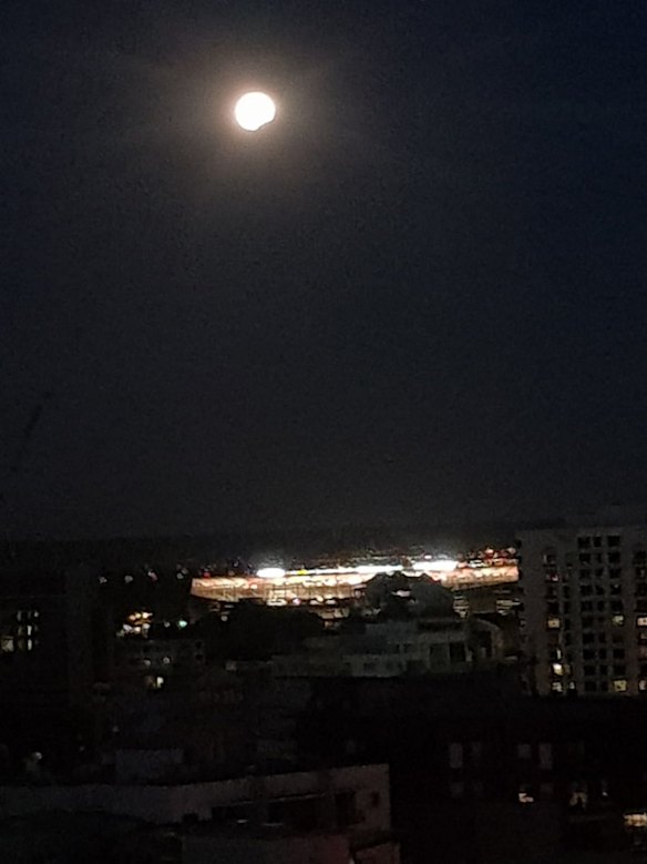Photographers capture super blue moon over Perth