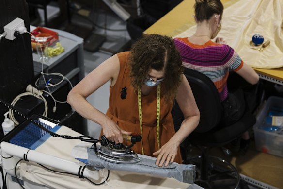 Hamilton's Australian costume workshop in Leichhardt.