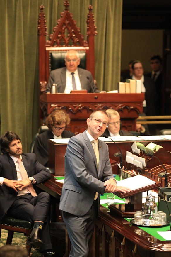 The Member for Coogee, Bruce Notley Smith, delivers the official apology.