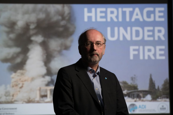 Peter Stone, a British academic who specialises in protecting cultural heritage sites in wars. 