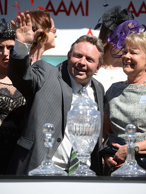 Derby Day Flemington, Race  6 The AAMI Victoria Derby won by Polanski ridden by Hugh Bowman.