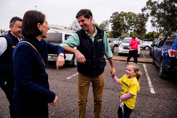 The Coalition risks slipping further into minority if it loses Upper Hunter, a seat it has held for 93 years. Its margin is just 2.6 per cent.