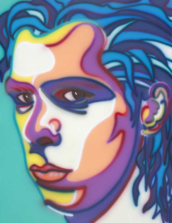 A portrait of Nick Cave by Howard Arkley is among the works now on display at The Ian Potter Centre.