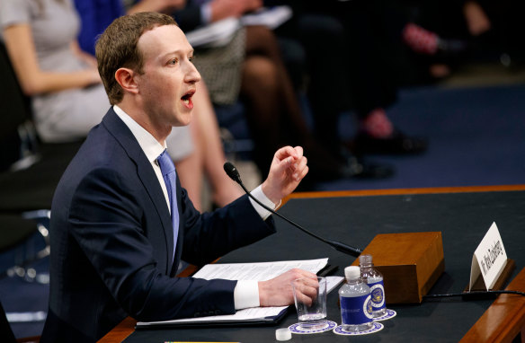 Facebook CEO Mark Zuckerberg testified in Washington after the Cambridge Analytica scandal.