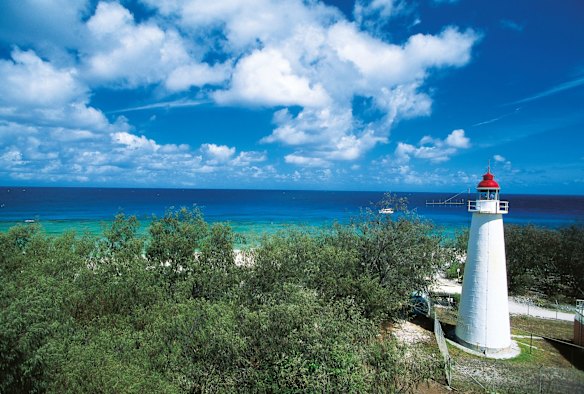 Lady Elliot Island, sometimes known as 'Manta Heaven', at the southernmost point of the Great Barrier Reef.