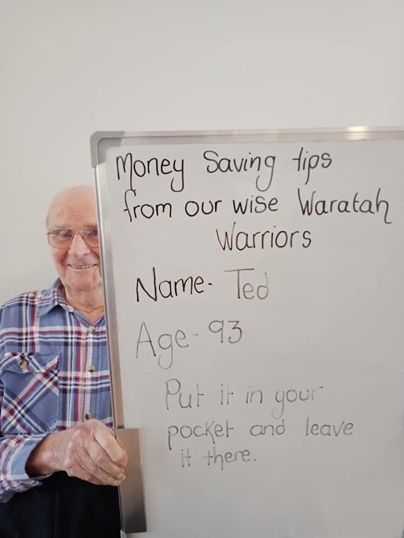 The residents of Waratah Lodge, an aged care home in Orbost in Victoria's east.