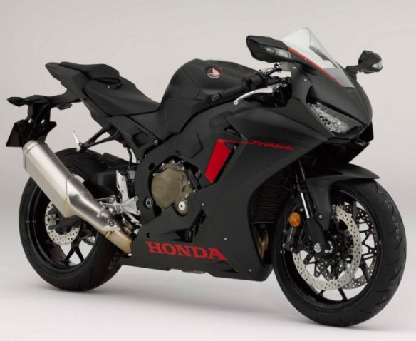 Police believe another rider, on a motorbike like this one, was travelling on the Bolte Bridge at the same time.
