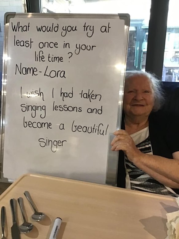 The residents of Waratah Lodge, an aged care home in Orbost in Victoria's east.