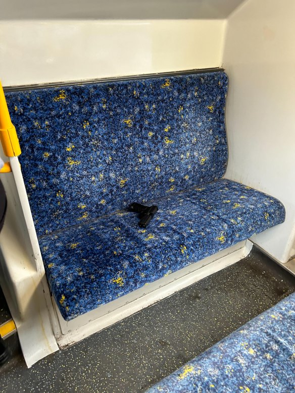 A “gun” was found on a train going through Sydenham on Friday morning.