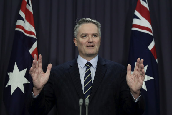 Finance Minister Mathias Cormann.