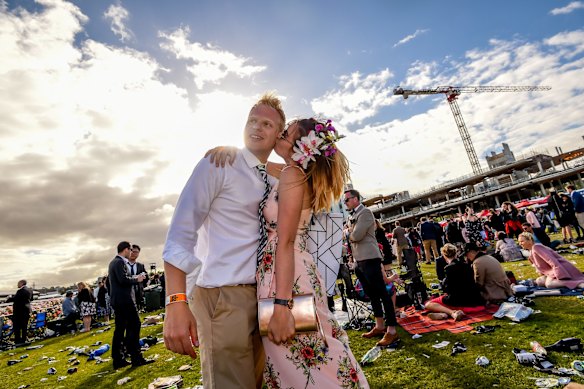 Flemington after the final race