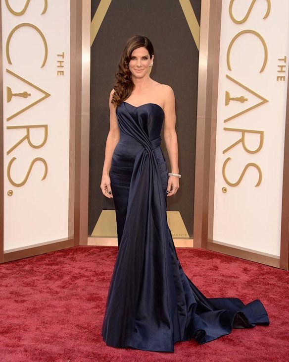 HOLLYWOOD, CA - MARCH 02:  Actress Sandra Bullock attends the Oscars held at Hollywood & Highland Center on March 2, 2014 in Hollywood, California.  (Photo by Jason Merritt/Getty Images)