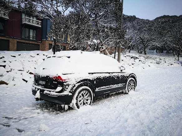 Snow at Mount Hotham.