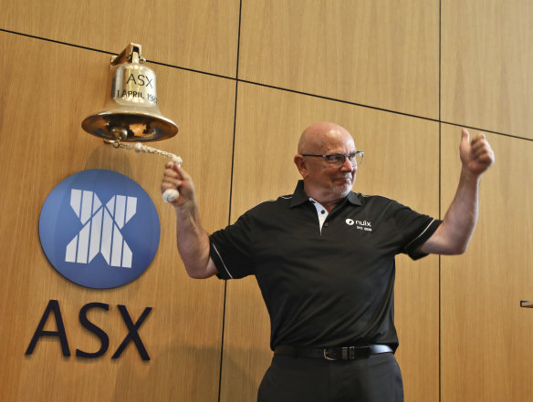 Castagna described Vawdrey, above at the ASX listing, as his “bulldog”.