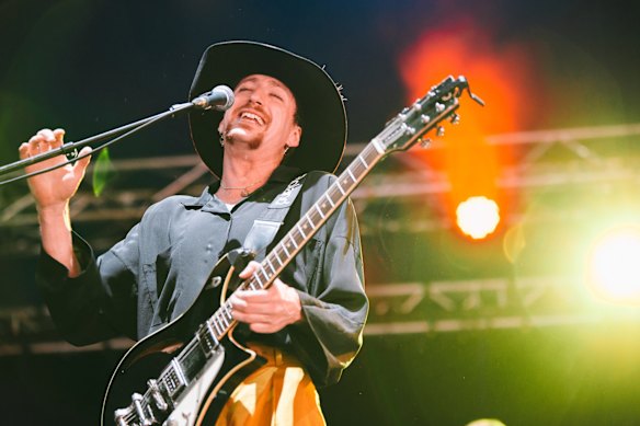 Kirin J Callinan performing on Sunday. 