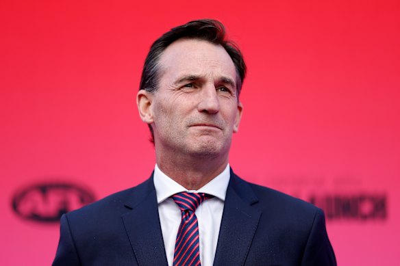 Taking a stand: AFL chief executive Andrew Dillon has defended the manner in which the league handled the Willie Rioli case.