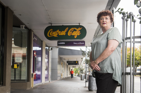 Sue Whelan OAM, chair of southern region Business Enterprise Centre, was sad to hear of the Central Cafe's closure.