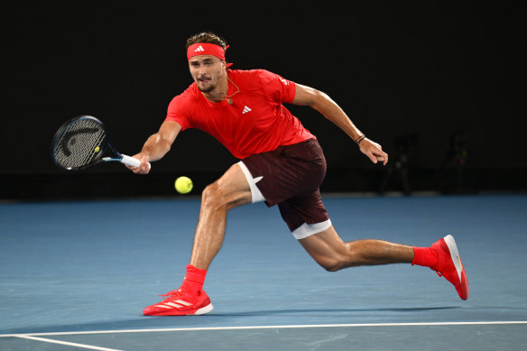 Into the second round: German star Alexander Zverev.