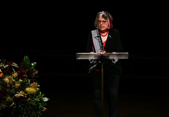 The Honourable Dr Meredith Burgmann AM - Former President of the Legislative Council speaks.