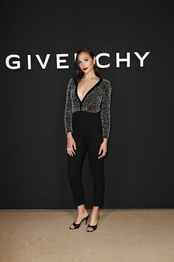Gal Gadot attends  Givenchy Paris Fashion Week Womenswear Fall/Winter 2019/2020.