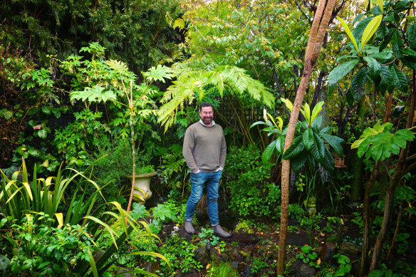 Don’t be fooled by the deep, lush layers. Kirkpatrick’s garden measures only 70 square metres