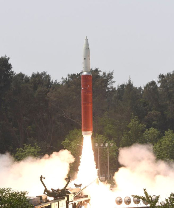 India's anti-satellite missile launch.
