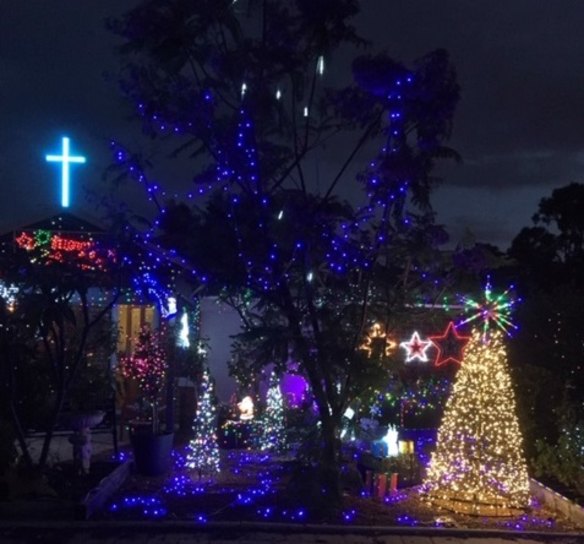 The family had to rebuild their Christmas lights display after vandals tried to destroy their five-year tradition. 