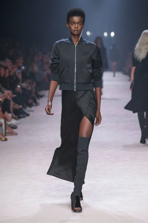 Shimmer rules ... A bomber suit, such as this one by Camilla and Marc, rocks several trends in one. 