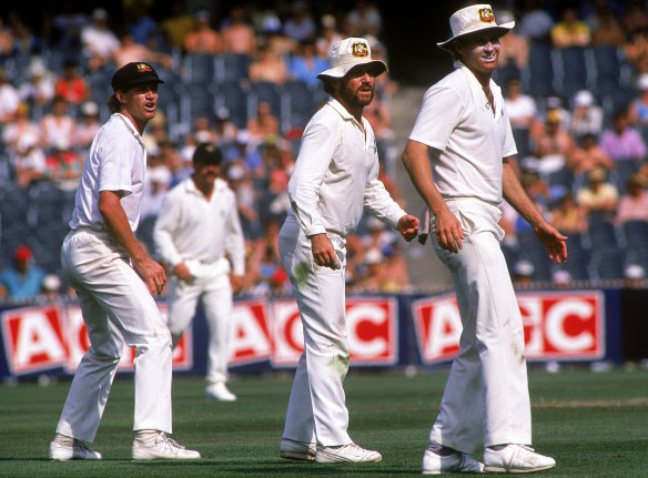 Allan Border, seen here during the home summer following the 1988 Pakistan trip.