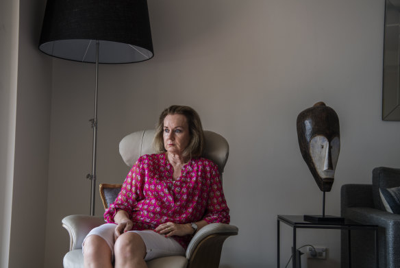 Margaret Osborne at her home.