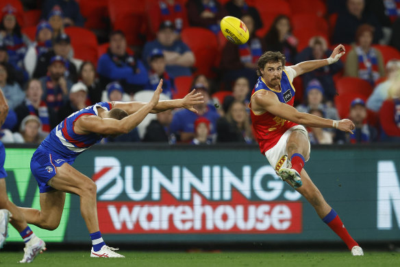 Chris Fagan flagged a tough review for Joe Daniher after the loss to the Bulldogs.