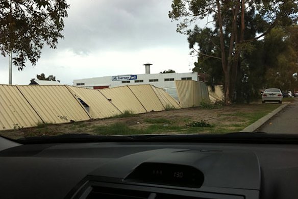 The tornado left a path of destruction in Perth's northern suburbs.