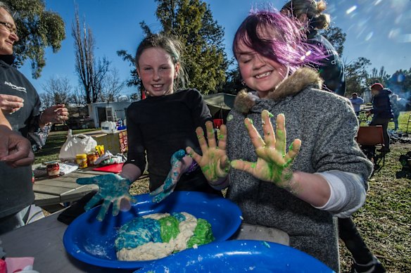 Naidoc week damper cook-off in the nations capital