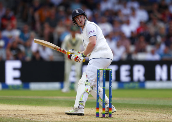 Melbourne bound: Big-hitting England batsman Harry Brook was taken with the No.1 pick in the BBL international draft.