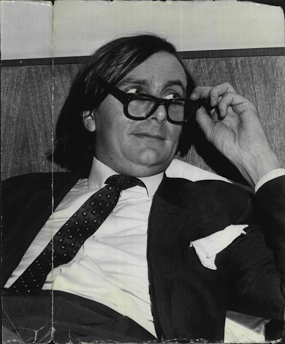 Barry Humphries during a candid moment in 1981. 