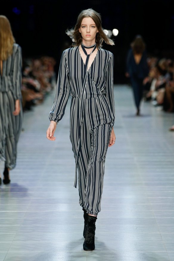 Finders Keepers added a necktie to its interpretation of the striped suit.