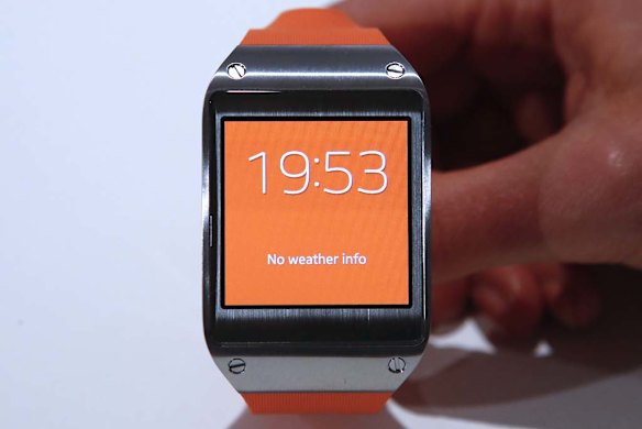 Samsung's Galaxy Gear smart watch.