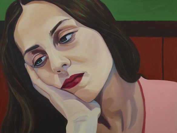 Bridgette McNab, 'Karla', oil on polycotton, 71 x 93 cm, © the artist