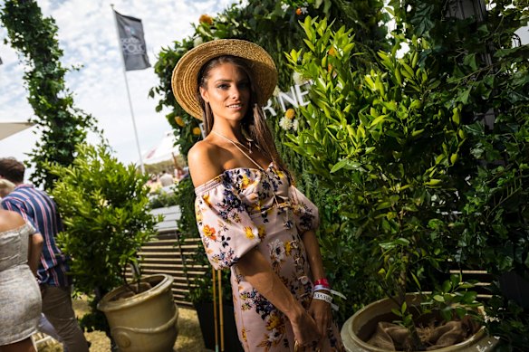 Charlotte Ennels at the 2019 Portsea Polo.