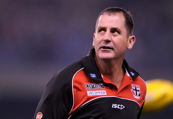 Saintly intervention: Ross Lyon is the frontrunner to replace Brett Ratten, potentially returning to a club he left in tumultuous circumstances in 2011.