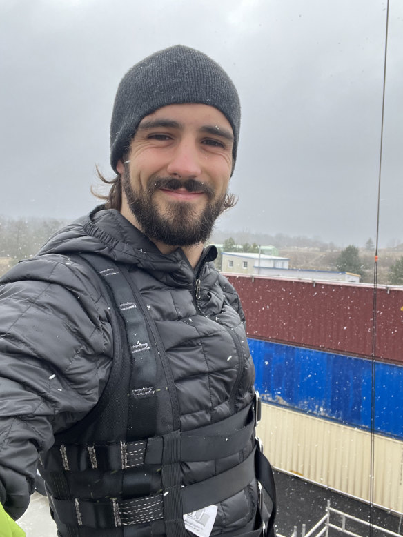 Jordan Le Goueff has been working as a stunt performer for around seven years, but worries that future may be at risk because of AI.
