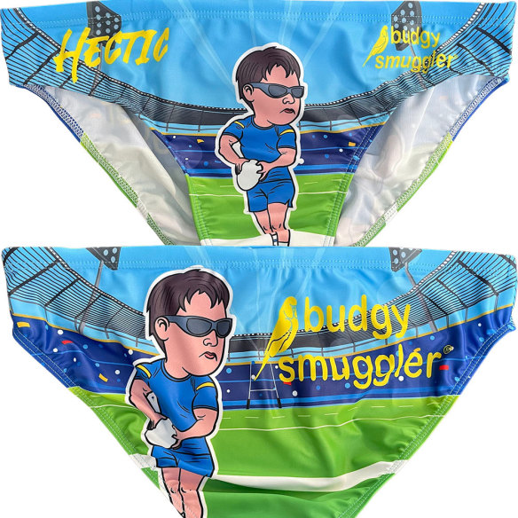 Fashion statement: The Brandon Smith Budgy Smugglers.