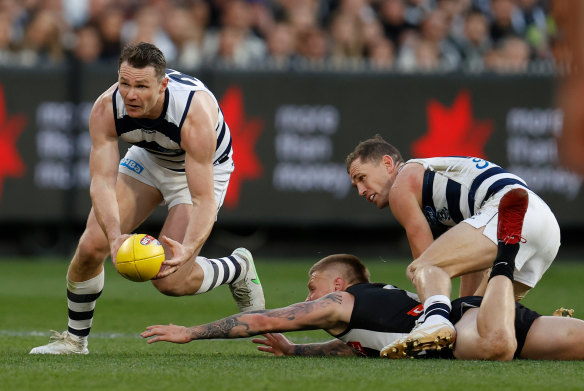 The Cats have not ruled out starting Joel Selwood and Patrick Dangerfield on the bench again.