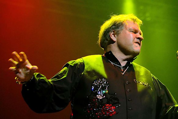 Meat Loaf performs at the Brisbane Entertainment Centre. Photo: Leigh Plover