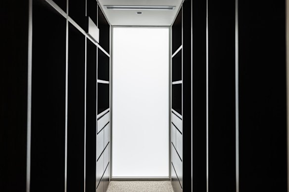 The walk-in robe off the the master bedroom.