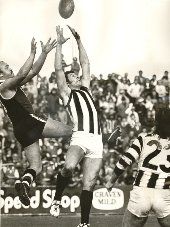 St Kilda v Collingwood, Round 20, 1975.