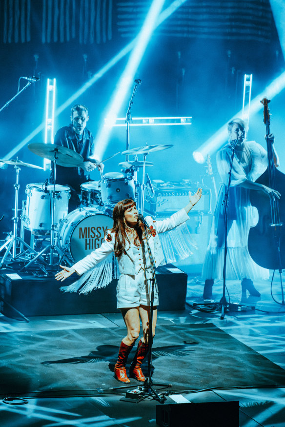 Missy Higgins performing at ICC Sydney last month.