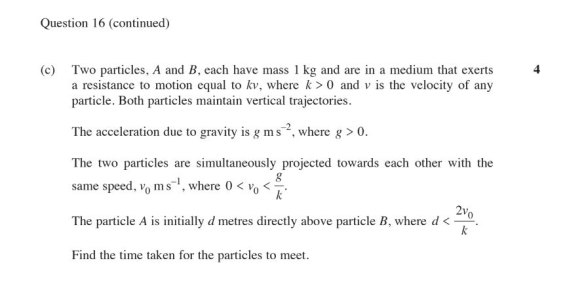 Question 16c of this year’s maths extension 2 exam.