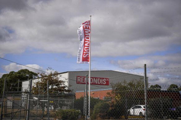 The Remondis plant in Coolaroo.